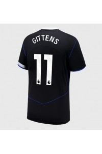 Chelsea Jamie Gittens #11 Jalkapallovaatteet Kolmaspaita 2025-26 Lyhythihainen